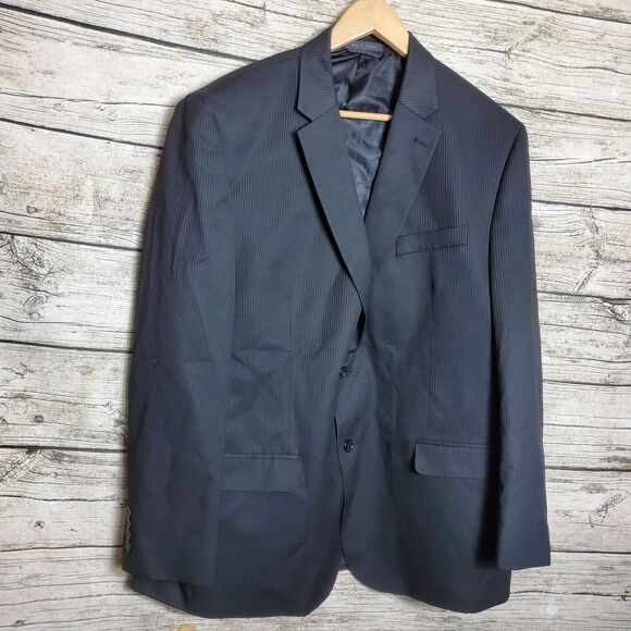 Van Heusen Suit Separates Black Blazer Size 48R - Picture 1 of 5